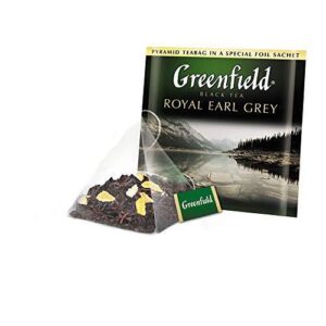 Greenfield royal earl grey  Black   Tea  pyramid bag